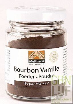 Mattisson Bourbon Vanilla Poeder Bio Groenlijf