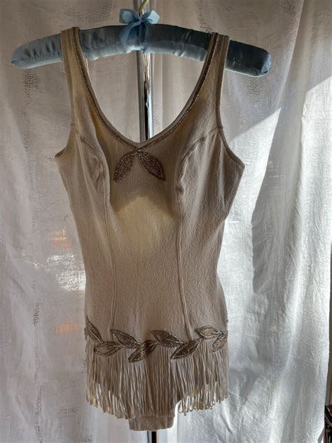 Vintage Wool Swim Suit Dej Weese Calif One Piece Swim Suit Etsy