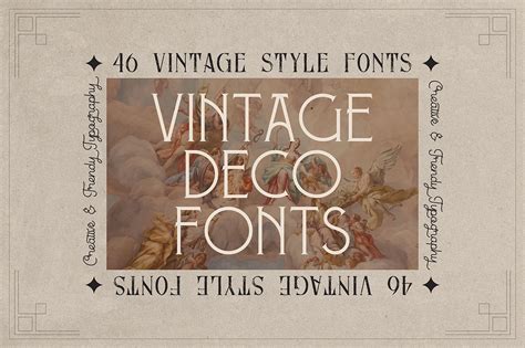 Vintage Decorative Fonts - 46 Fonts - Dealjumbo