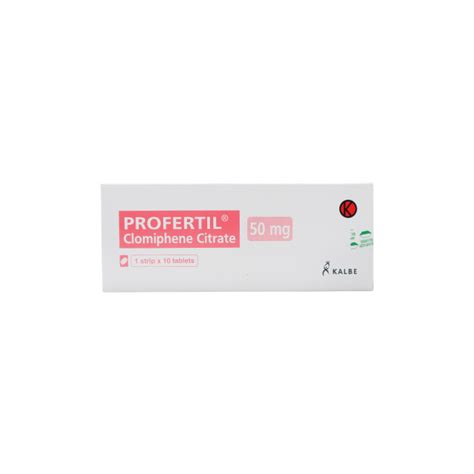 Profertil 50 Mg Strip 10 Tablet Farmaku