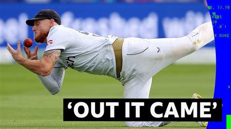 The Ashes 2023: Stokes comes close to taking incredible catch - BBC Sport