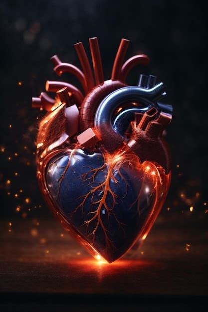 Premium AI Image | Human heart anatomy