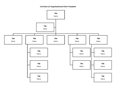 30 Free Organizational Chart Templates (Word) - TemplateArchive