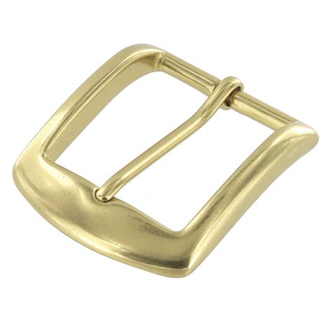 B8504 Natural Brass Heel Bar Buckle Solid Brass Ll Multiple Sizes