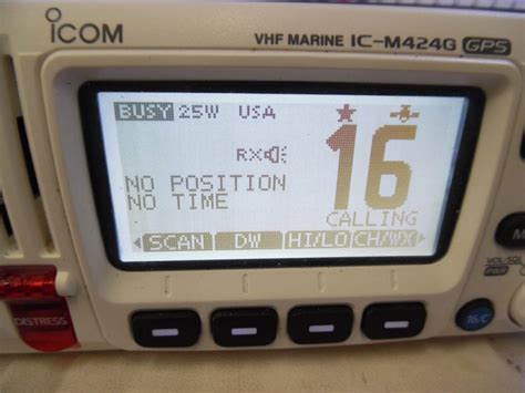 Icom Ic M424g Marine Vhf Radio W Mic Tested 90 Day Warranty Max