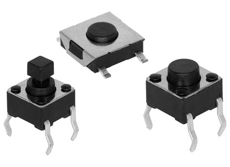 6mm X 6mm Tactile Switches Cui Devices Mouser