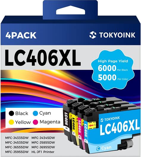 Amazon Lc Xl Ink Cartridges For Brother Printer Replacement For