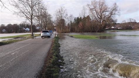 Hochwasser durch Regen und Tauwetter Hier drohen Überschwemmungen