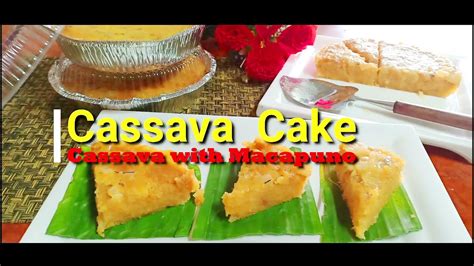 Cassava Cake Recipe With Macapuno Panlasang Pinoy Dandk Organizer