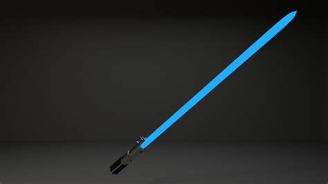 Working on a lightsaber. How would I make the saber portion look more realistic? : r/blender