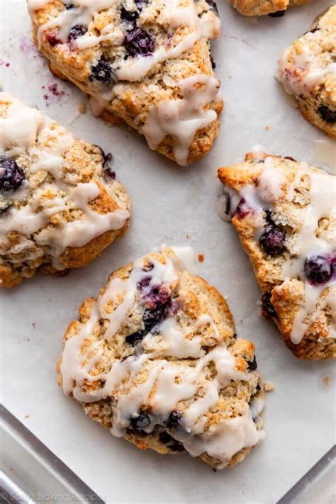 My Favourite Blueberry Scones Sally S Baking Habit Shapla Food