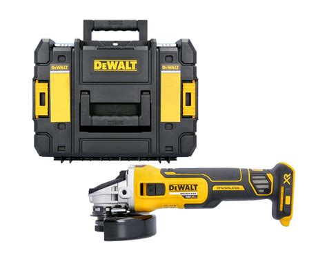 Dewalt Dcg V Xr Brushless Cordless Mm Angle Grinder With Dwst