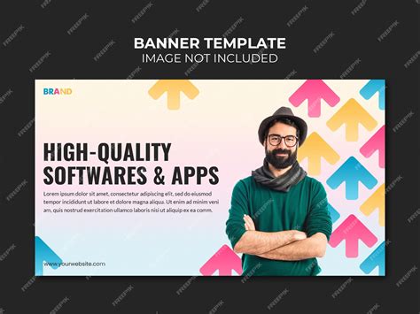 premium psd software company banner