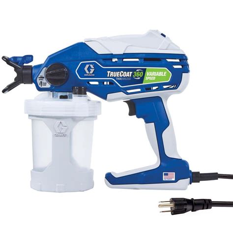 Graco Truecoat 360 Variable Speed Handheld Airless Paint Sprayer 26d283 The Home Depot