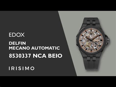 Edox Delfin Mecano Automatic Nca Beio Irisimo Youtube