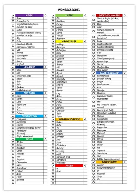 Indk Bsliste Til Udskrivning Kalenderdk Su