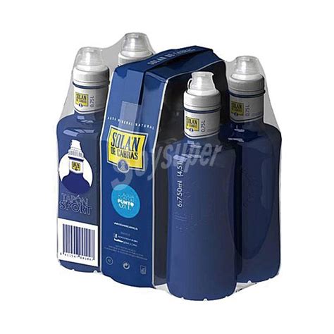 Solán de Cabras Agua mineral tapón sport solan DE cabras uds Botella