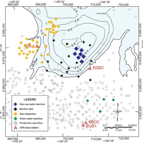 Facilities And Infrastructure Map For Prudhoe Bay Alaska Alaska State