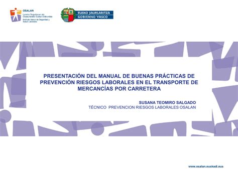 Ponencia De Susana Teomiro T Cnico De Prevenci N De Riesgos Laborales