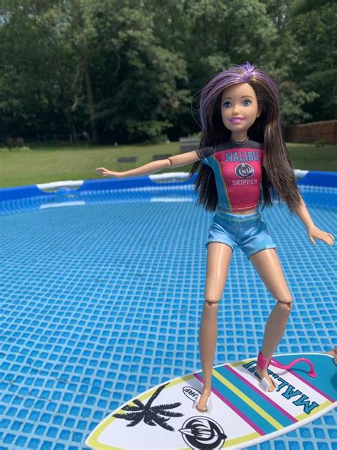 Barbie Dreamhouse Adventures Skipper Surf Doll 11 Inch In Surfing