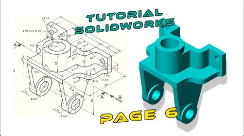 Tutorial Solidworks I Simple Design Bevel Gear Support Youtube