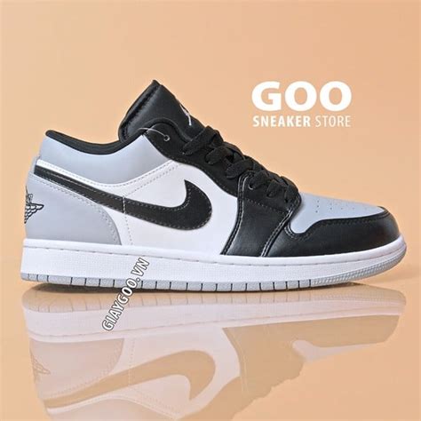 Jordan 1 Low Shadow Grey Toe Like Auth Siêu Cấp Goo Store