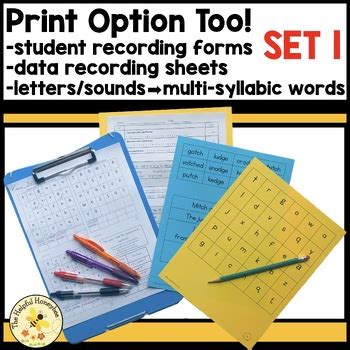 Quick Phonics Assessment SET 1 Monitor Progress UFLI Foundations