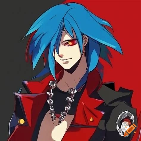 Guilty Gear Style Artwork Of A Unique Male Character On Craiyon