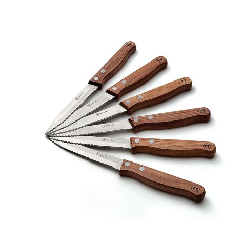 Rosewood Steak Knives Set Oriental Trading