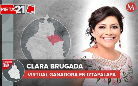 Clara Brugada Virtual Ganadora A Alcaldía Iztapalapa Según Prep