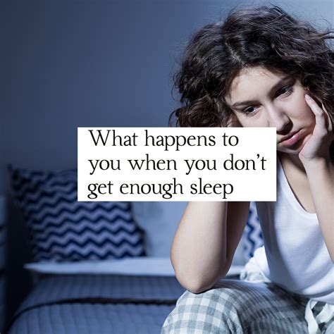 What Happens To Your Body When You Dont Get Enough Sleep A Girl