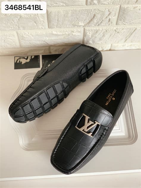 Louis Vuitton lv man driver shoes leather loafers Ayakkabı erkek