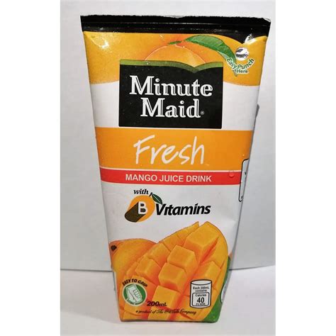 Minute Maid Ml Tetra Pack Shopee Philippines