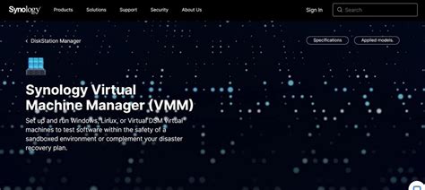How To Install Synology Virtual Machine Using Synology Vmm
