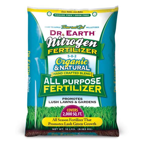 Organic And Natural Nitrogen All Purpose Fertilizer Dr Earth