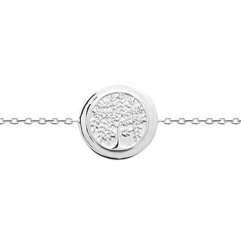 Médaille arbre de vie argent rhodié Bijouterie La Petite Française