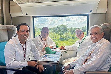 AMLO Realiza Recorrido En El Tren Maya