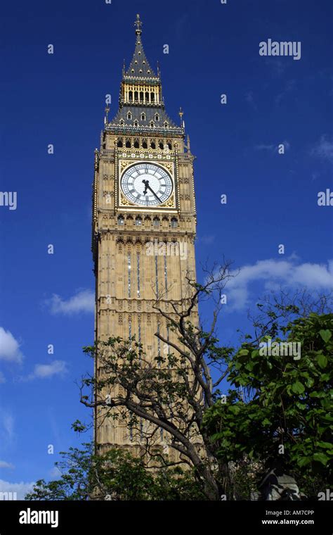 Big Ben Clock Tower London England Stock Photo Alamy