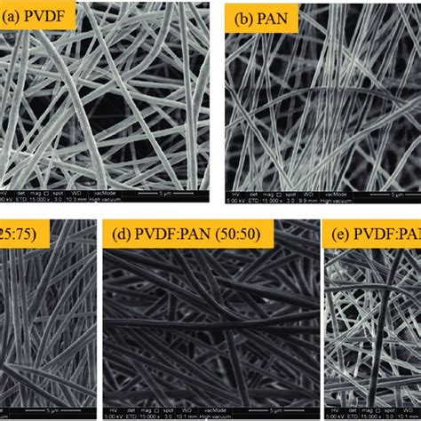 Sem Image Of Flat Sheet Membranes And Electrospun Mats A Pvdf