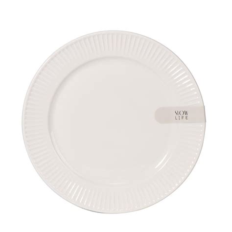 Assiette Plate Striee D Cm