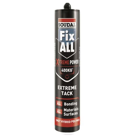 Soudal Fix All Xtreme Power Up To 400kg Adhesive 290ml