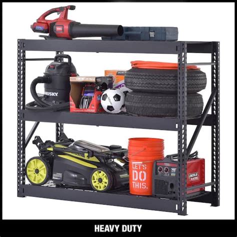 Husky Tier Industrial Duty Steel Freestanding Garage Storage Shelving