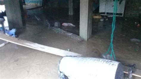 Dampak Banjir Rumah Dan Kebun Warga Di Rantelemo Tana Toraja Terendam