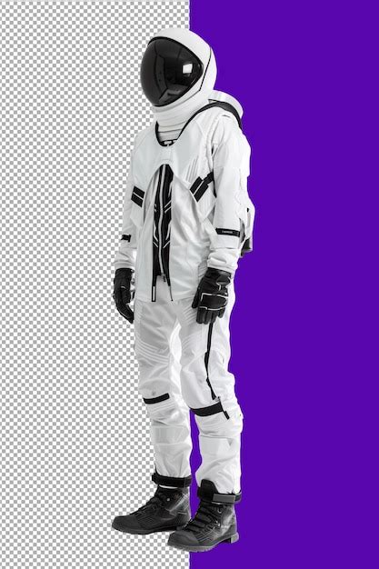 Astronauta En Traje Espacial Blanco Moderno Archivo Psd Premium