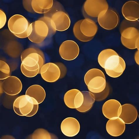 Premium Photo Abstract Bokeh Background Golden Bokeh Circles On A