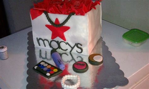 Macys Shopping Bag Cake