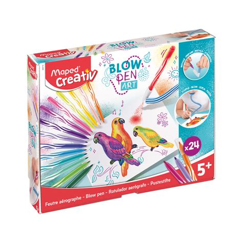 Fújós filctoll készlet MAPED CREATIV Blow pen Basic I Love MAPED