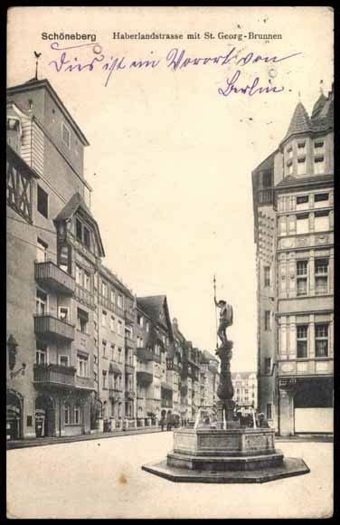 Ansichtskarte Postkarte Berlin Schöneberg Brunnen an akpool de