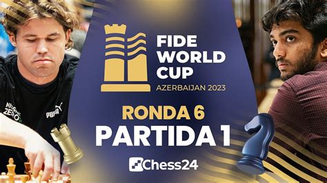 MAGNUS CARLSEN vs Nº1 INDIO Copa del Mundo de ajedrez de la FIDE