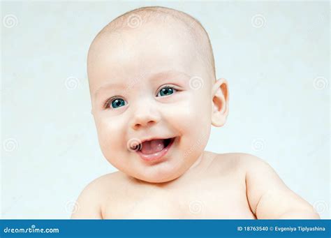 Sad Face Baby. A Tear On The Face Royalty-Free Stock Photo ...